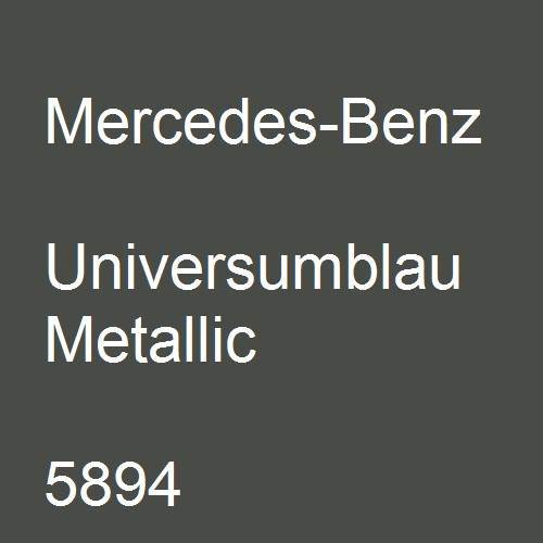 Mercedes-Benz, Universumblau Metallic, 5894.